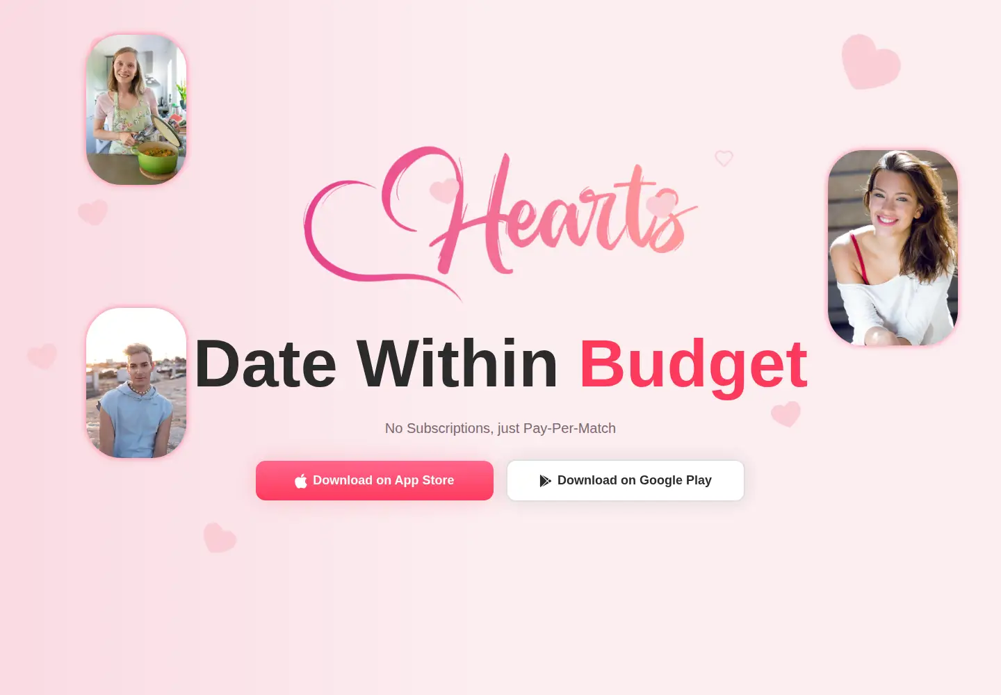Screenshot of hearts.dating