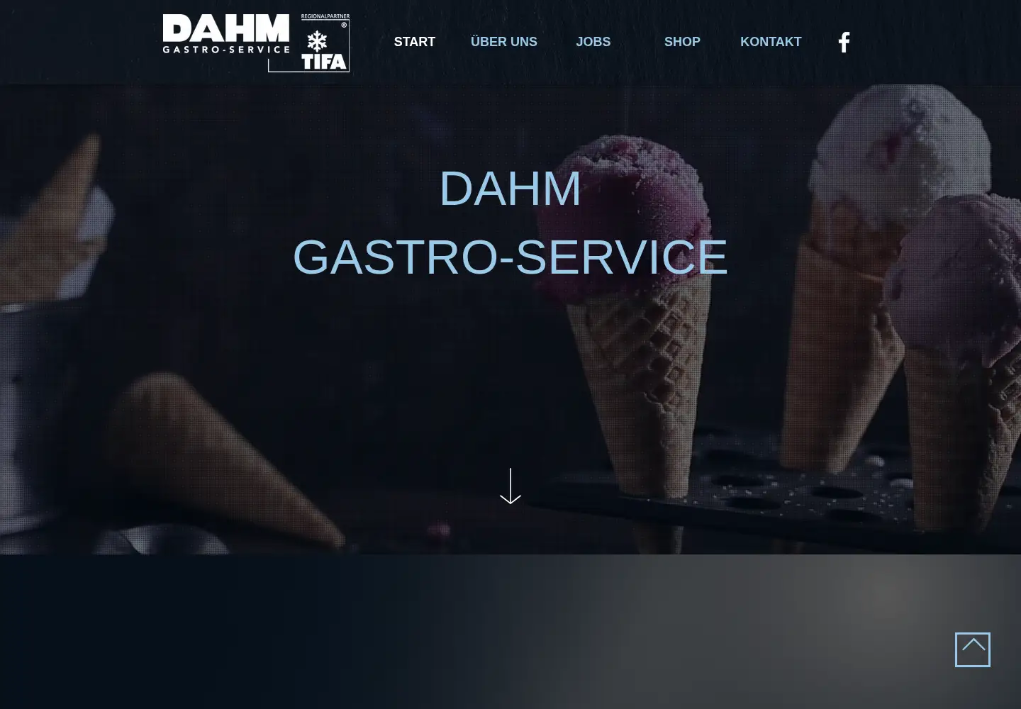 Screenshot of dahm-gastroservice.de