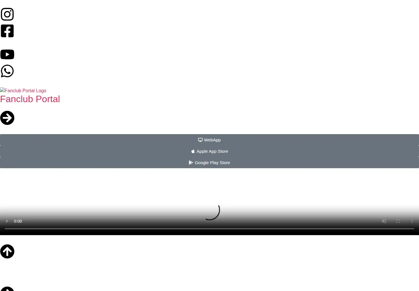 Captured homepage of fanclubportal.de in the current scan