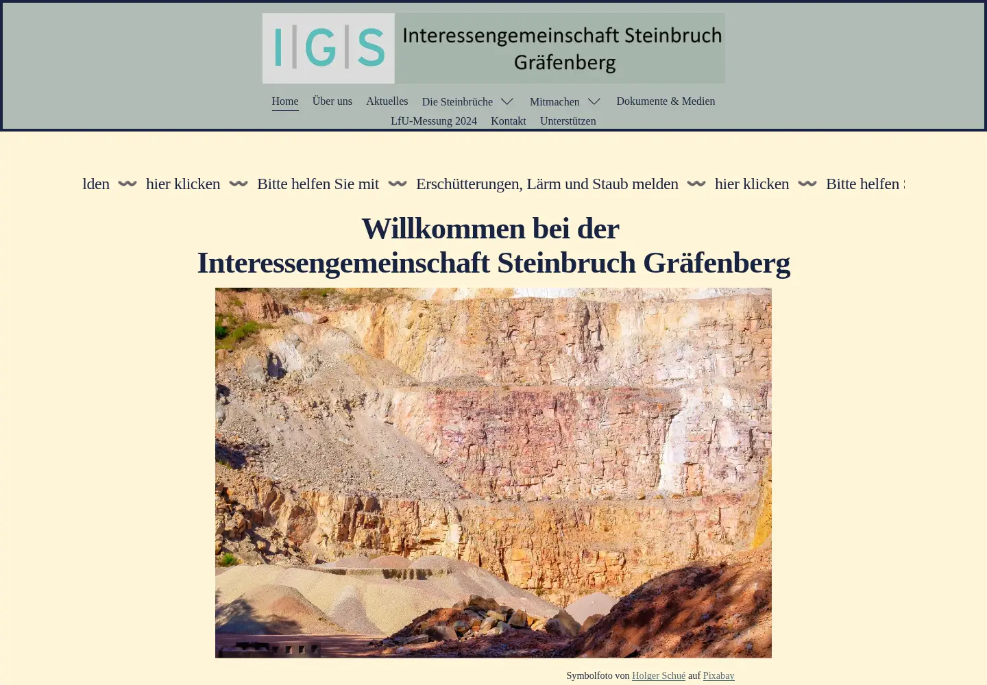 Captured homepage of igs-graefenberg.de in the current scan
