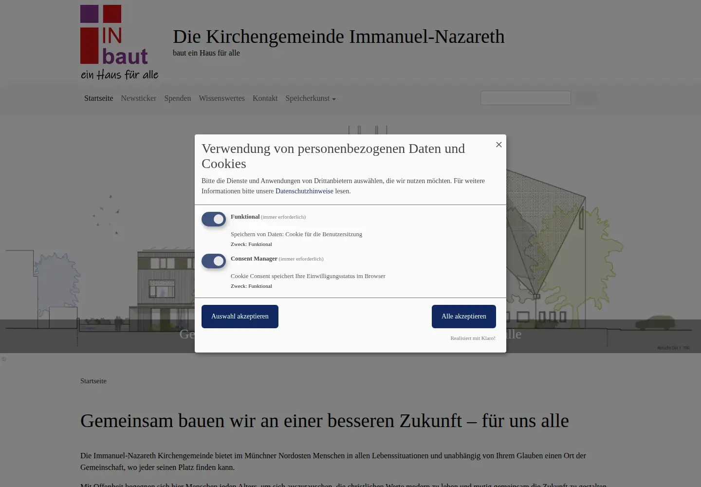 Screenshot of in-baut.de