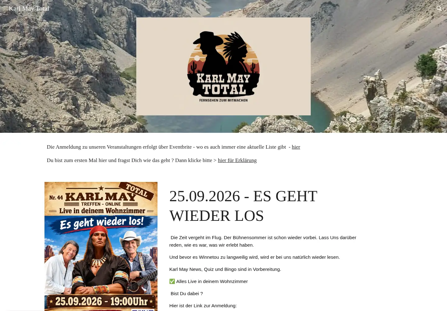 Screenshot of karl-may-total.de