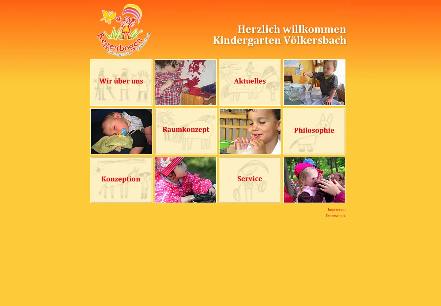 Screenshot of kindergarten-voelkersbach.de