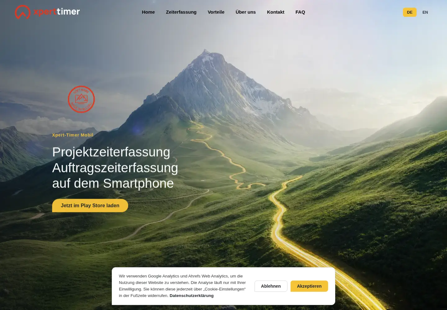 Screenshot of xperttimermobil.de