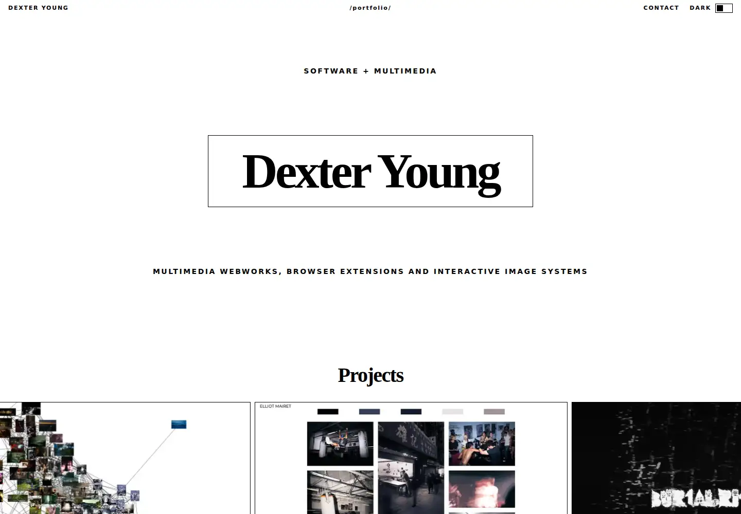 Screenshot of dextery.dev