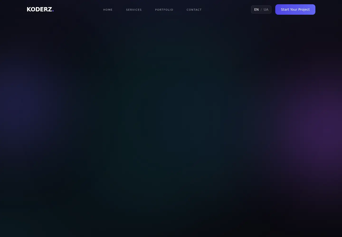 Screenshot of koderz.dev