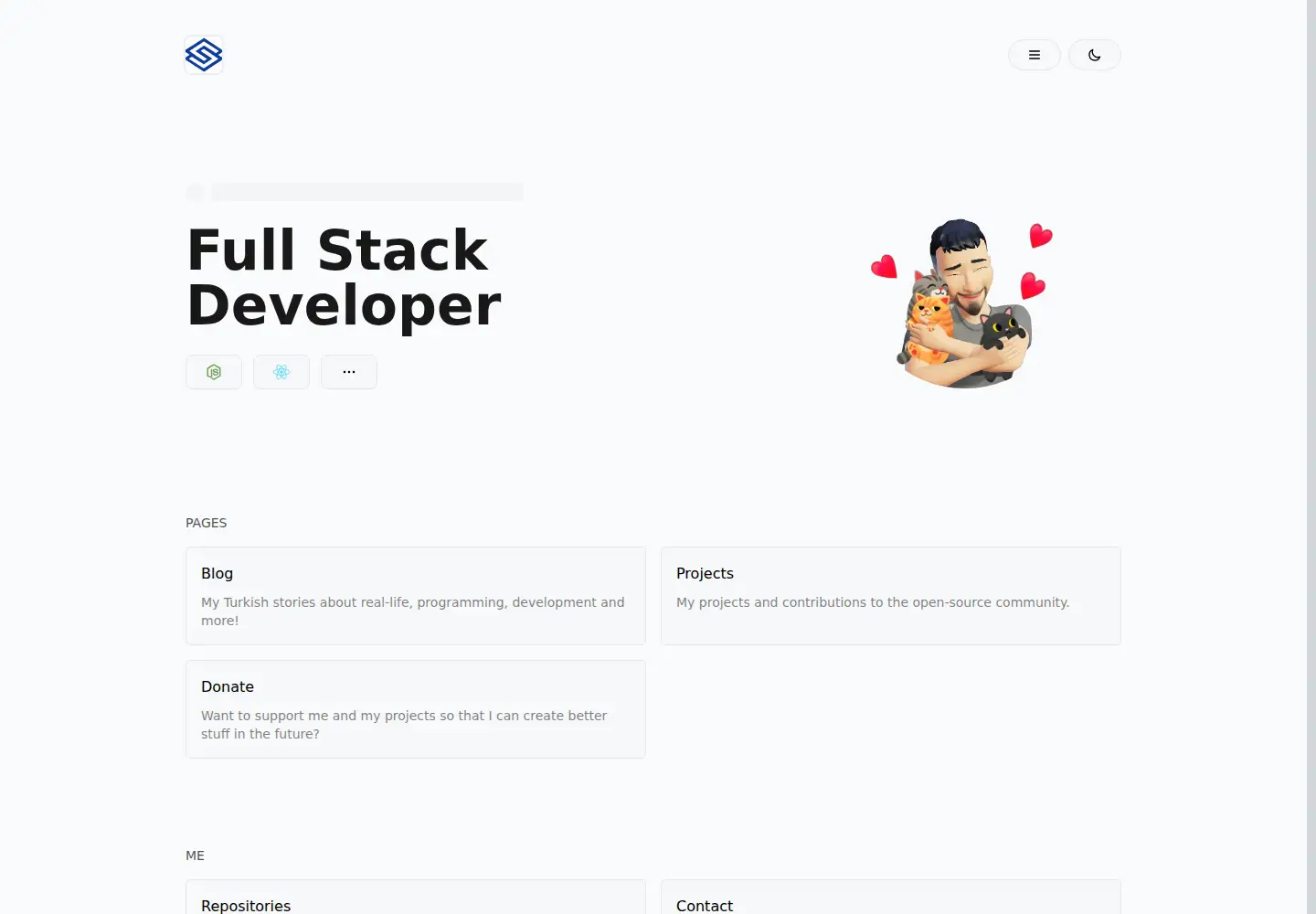 Captured homepage of stallwart.dev in the current scan