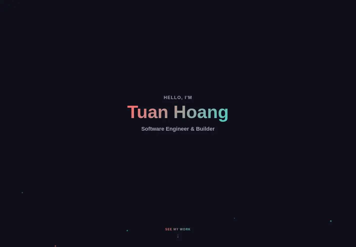 Screenshot of tuanhoang.dev