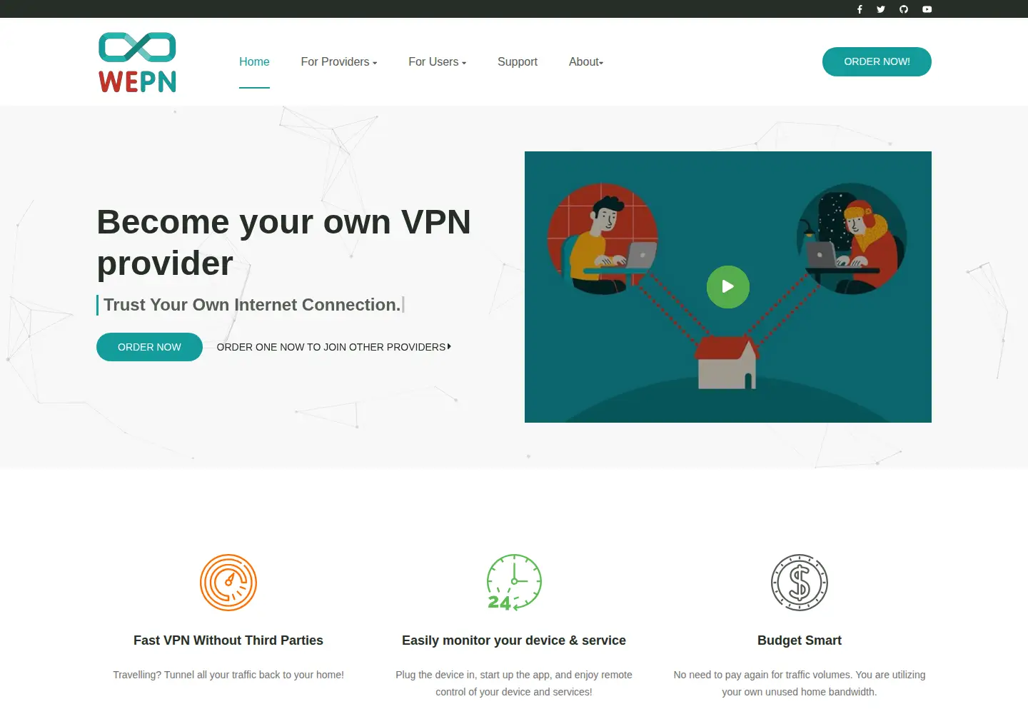 Screenshot of wepn.dev