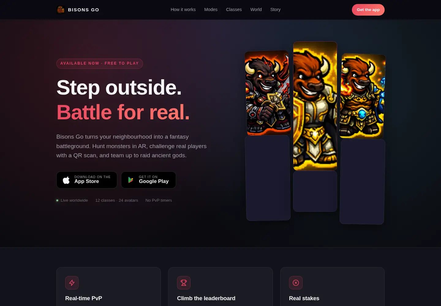 Screenshot of bisons.dk