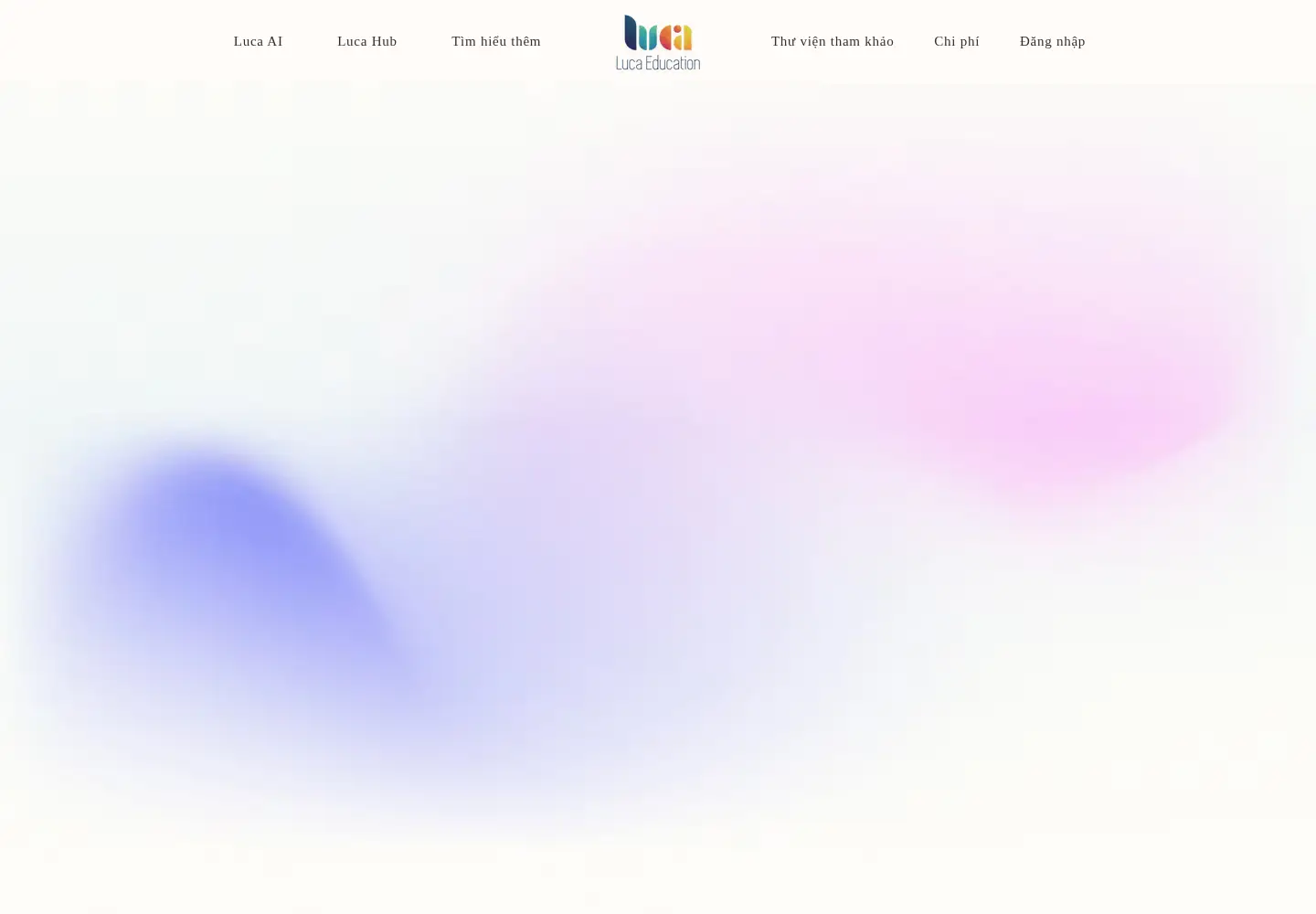 Captured homepage of luca.education in the current scan