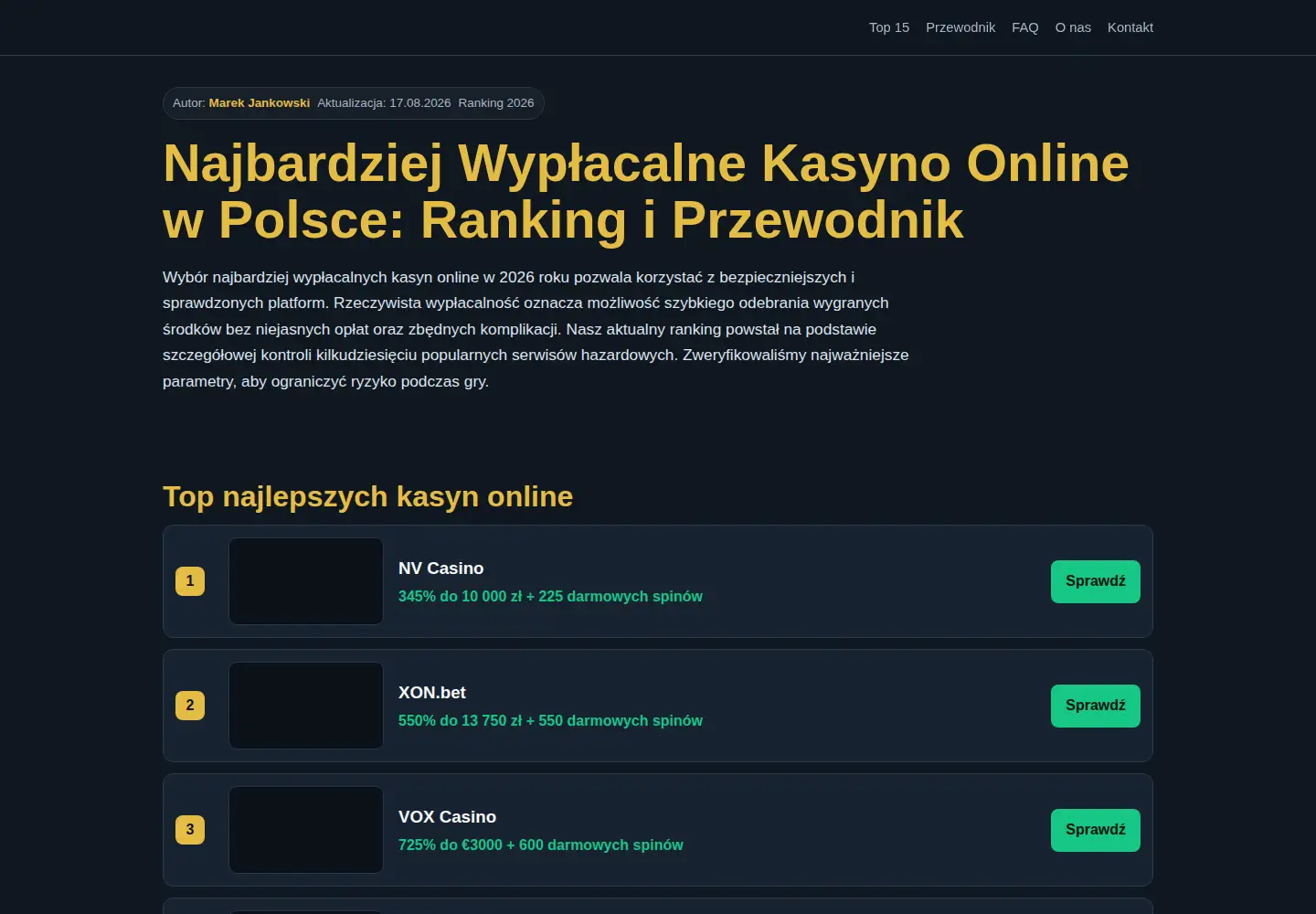 Captured homepage of eurotrivial.eu in the current scan
