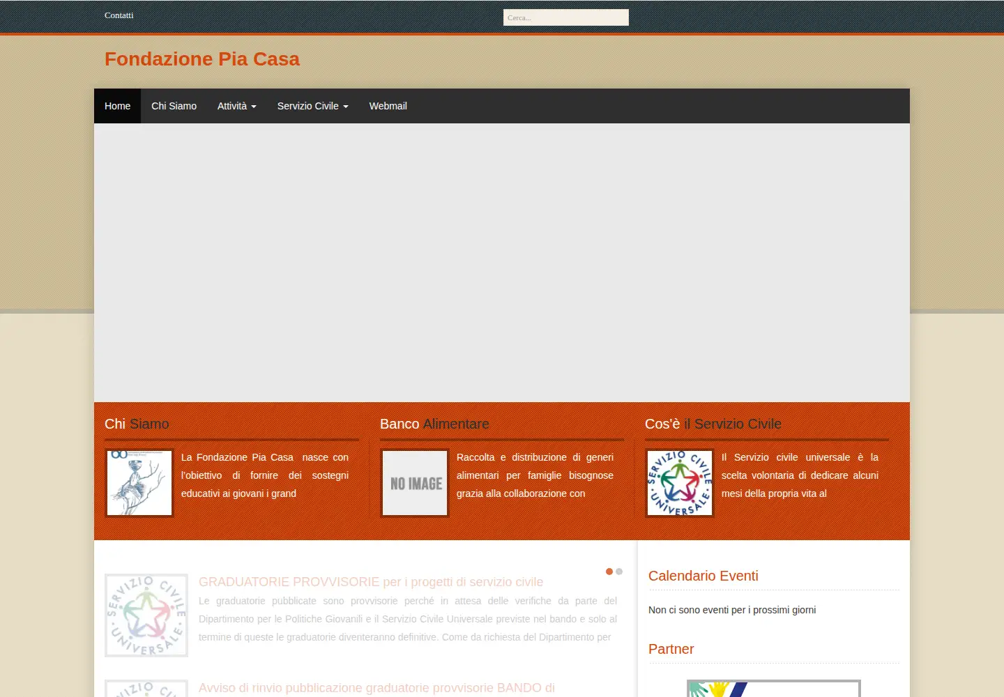 Screenshot of fondazionepiacasa.eu