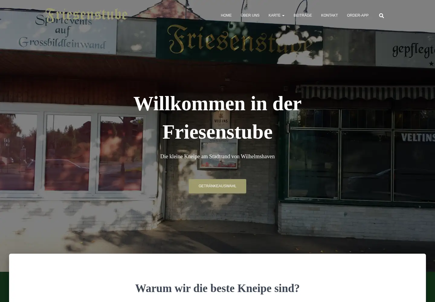 Screenshot of friesenstube.eu