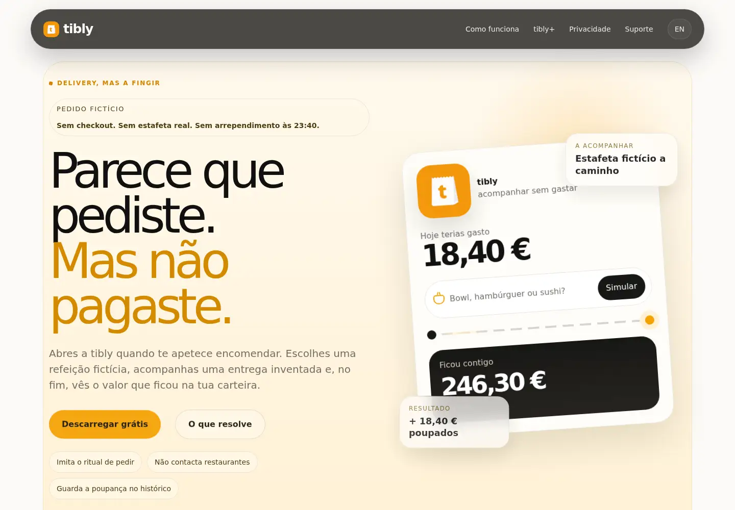 Screenshot of trytibly.eu