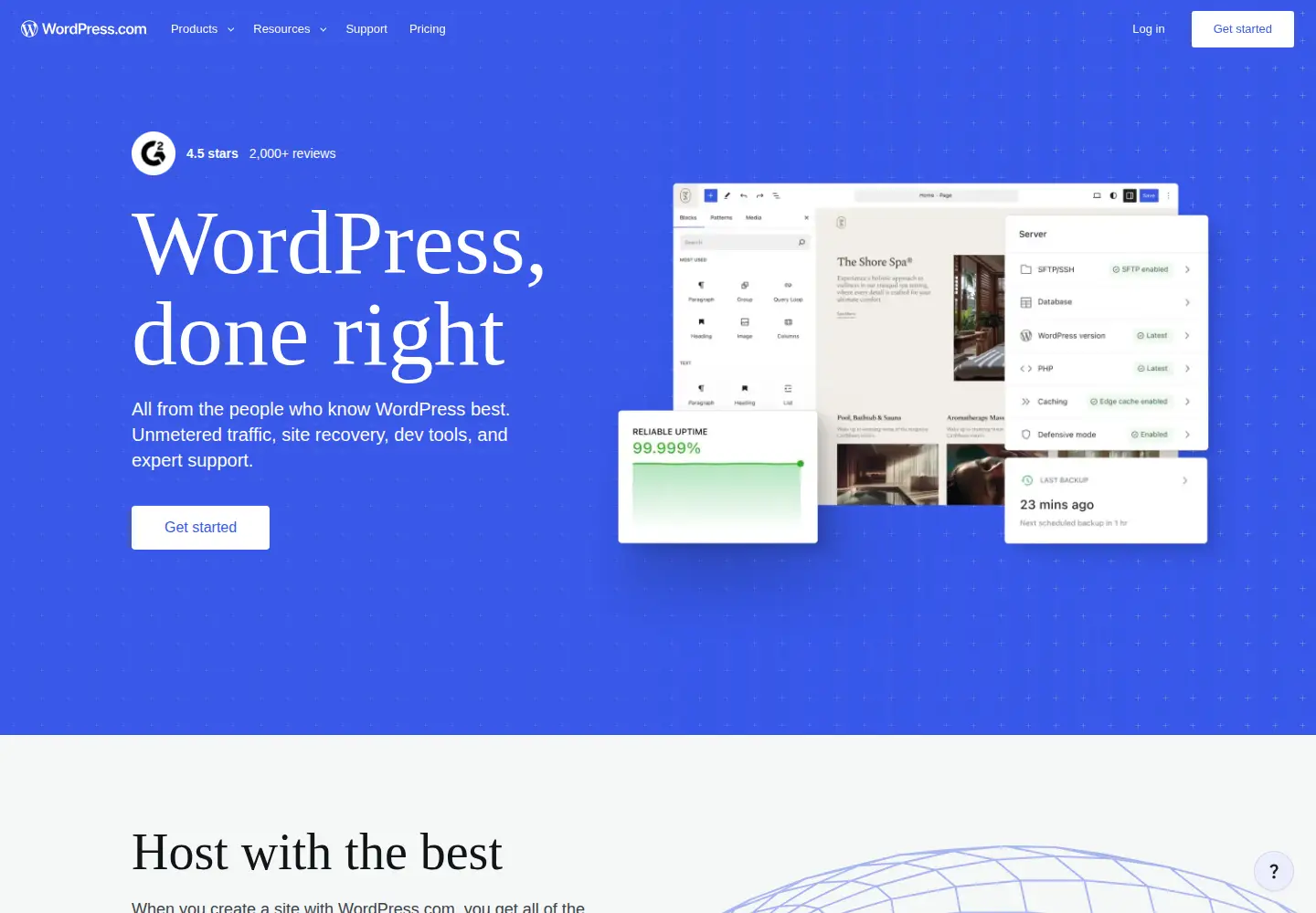 Screenshot of wp.me