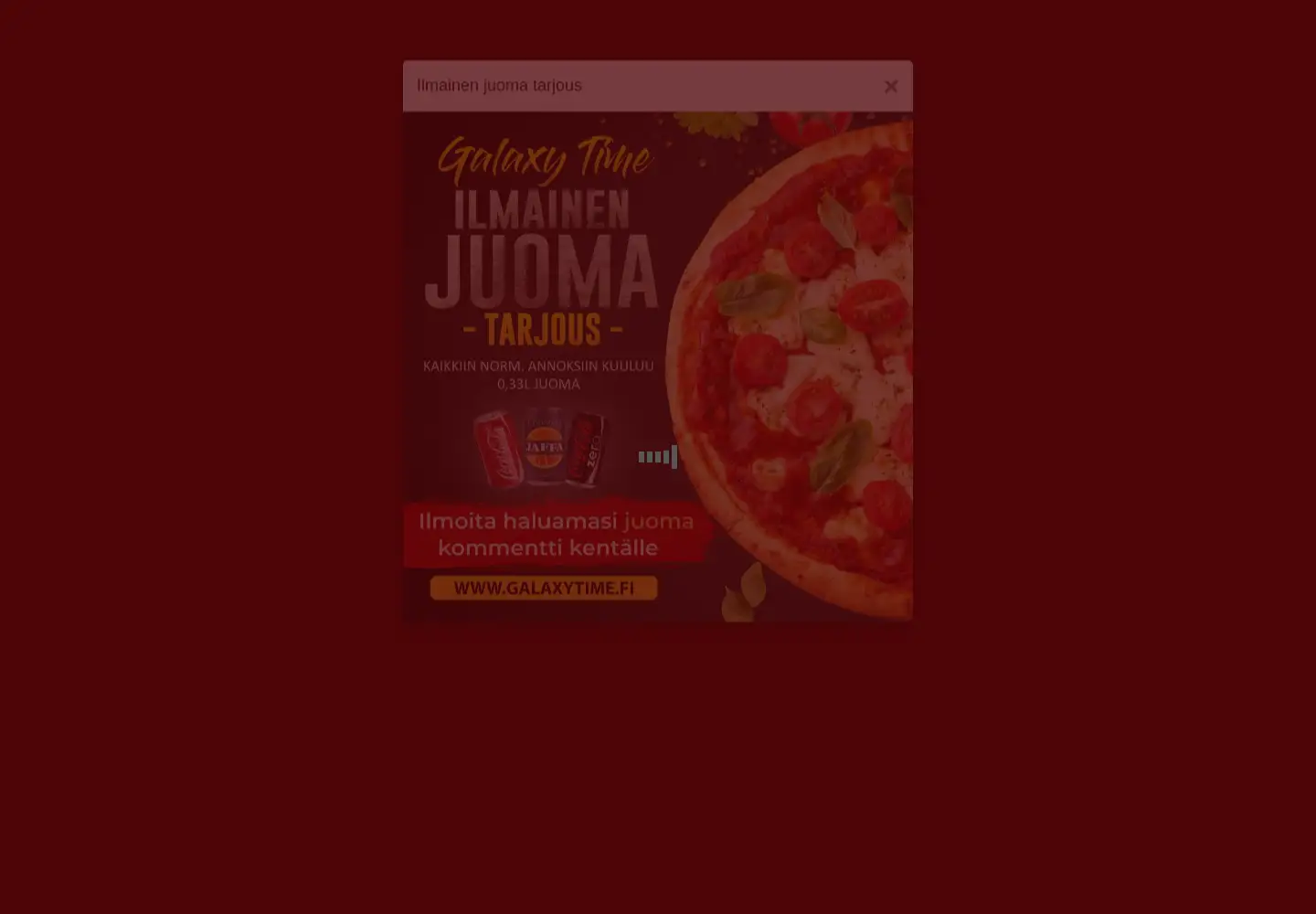 Screenshot of galaxytime.fi