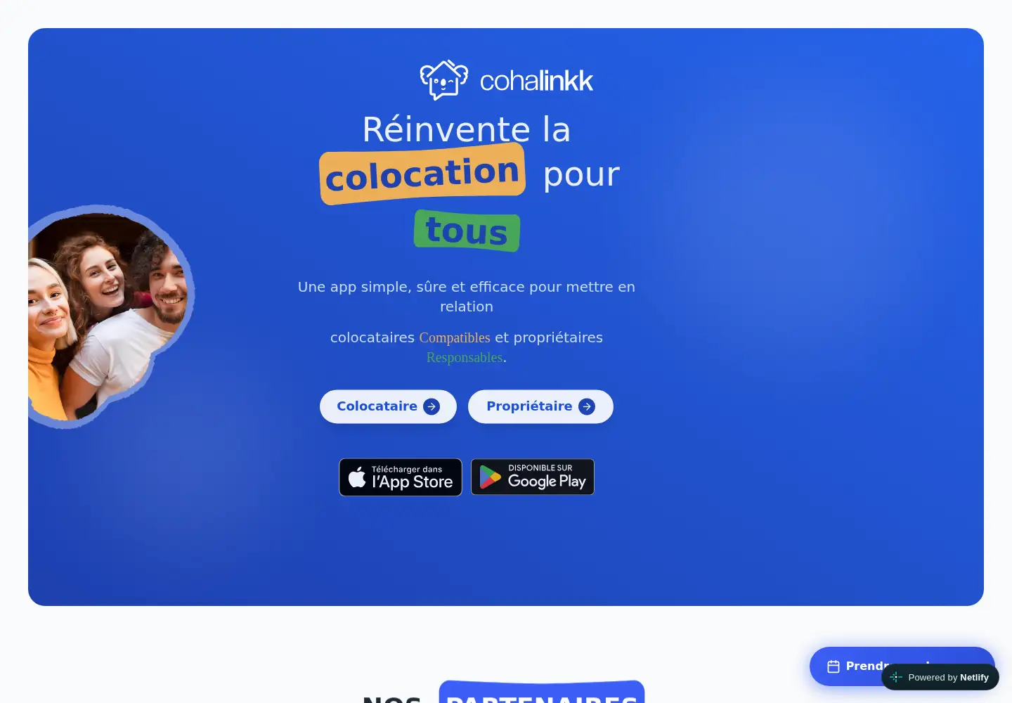 Screenshot of cohalinkk.fr