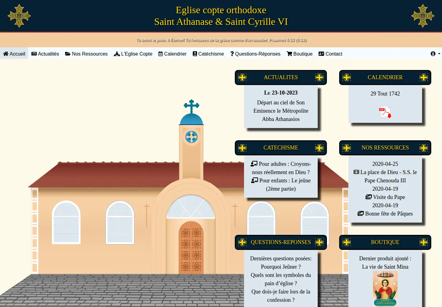Screenshot of eglisecopte.fr