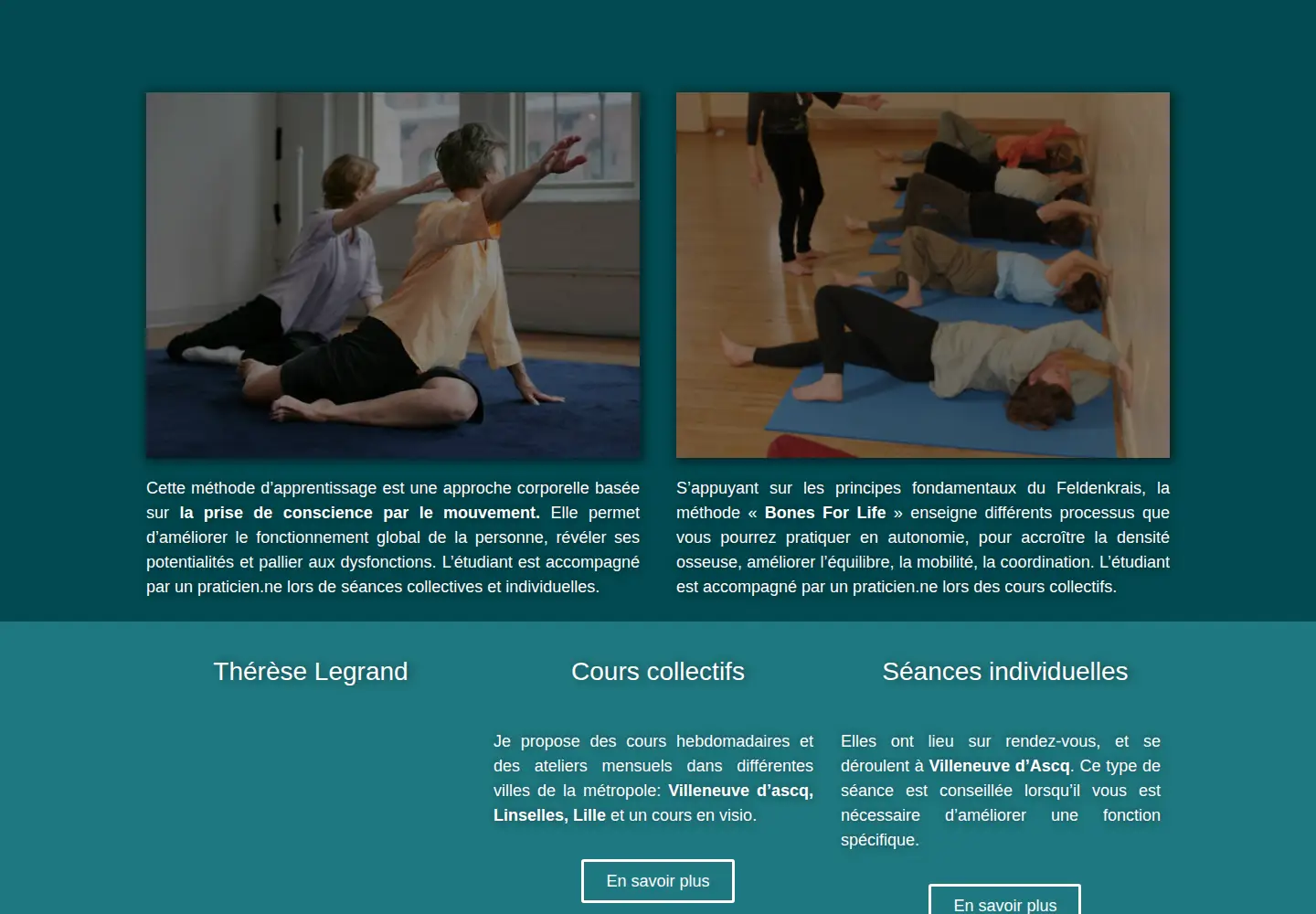 Screenshot of feldenkrais-osteoporose.fr