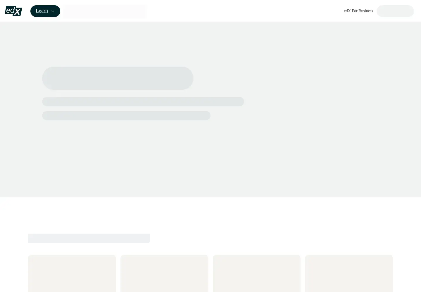 Screenshot of edx.org