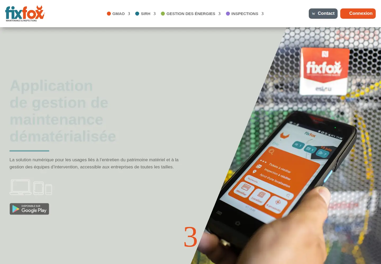 Captured homepage of fixfox.fr in the current scan