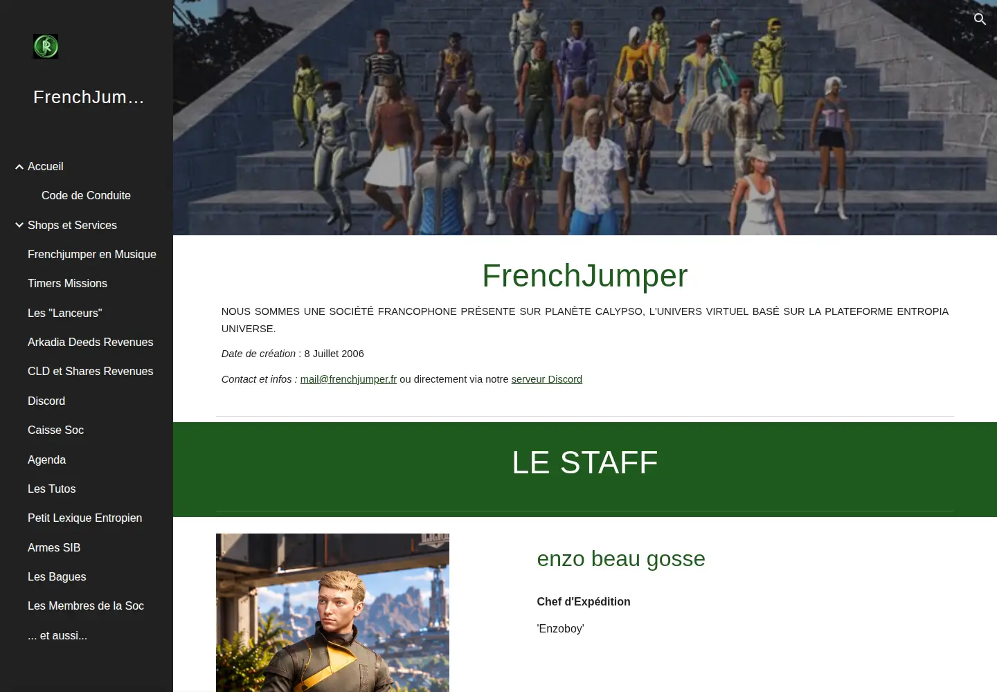 Screenshot of frenchjumper.fr