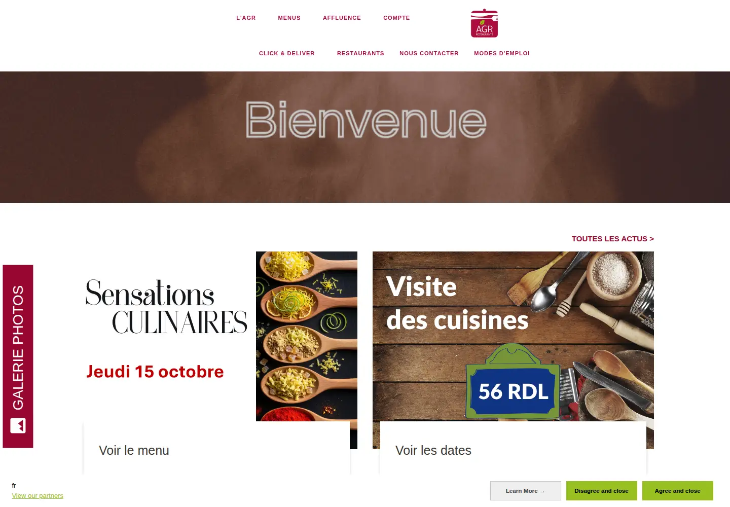 Screenshot of lesrestaurantsagr.fr