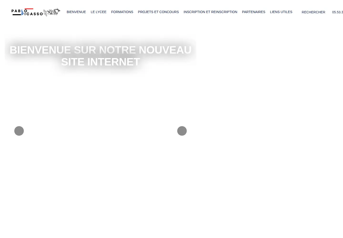 Screenshot of lppicasso.fr