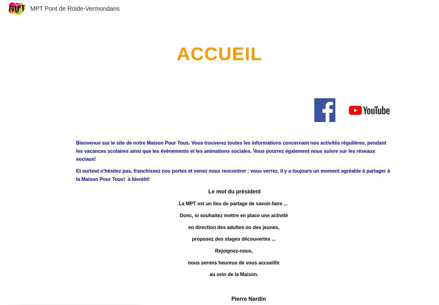 Screenshot of mpt-pontderoide.fr