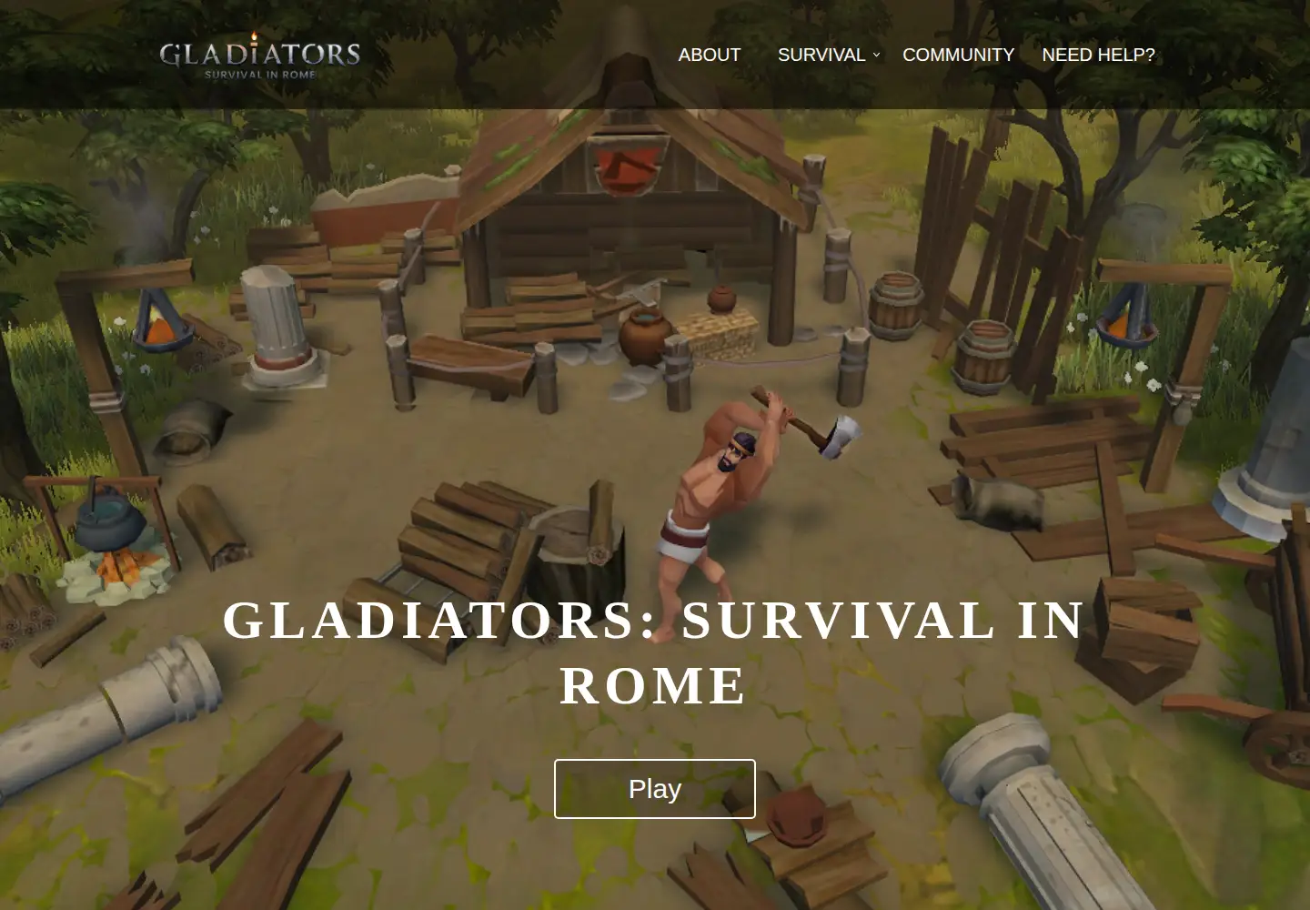 Screenshot of gladiators.game