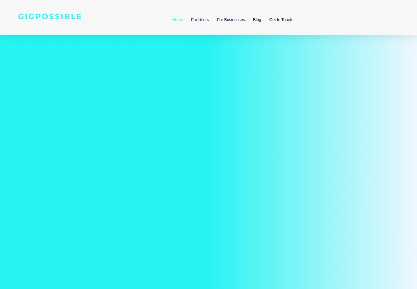 Captured homepage of gigpossible.gr in the current scan