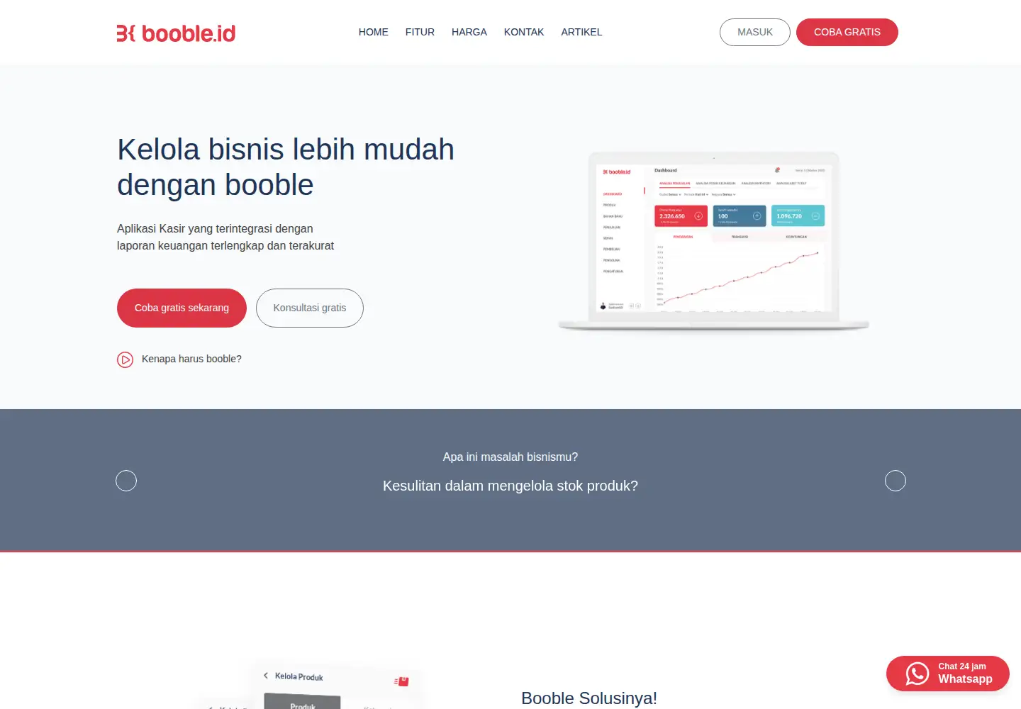 Screenshot of booble.id