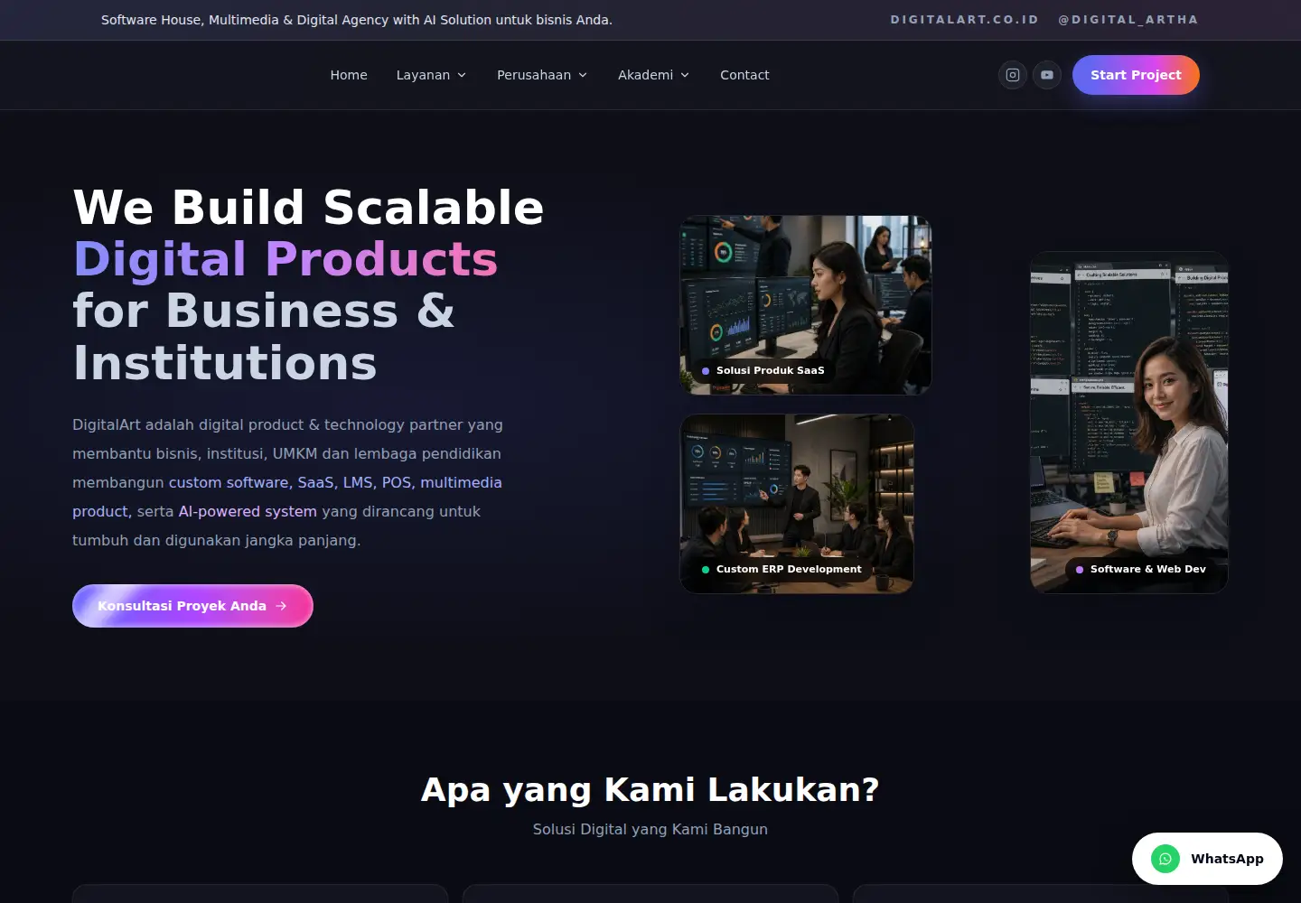 Screenshot of digitalart.co.id