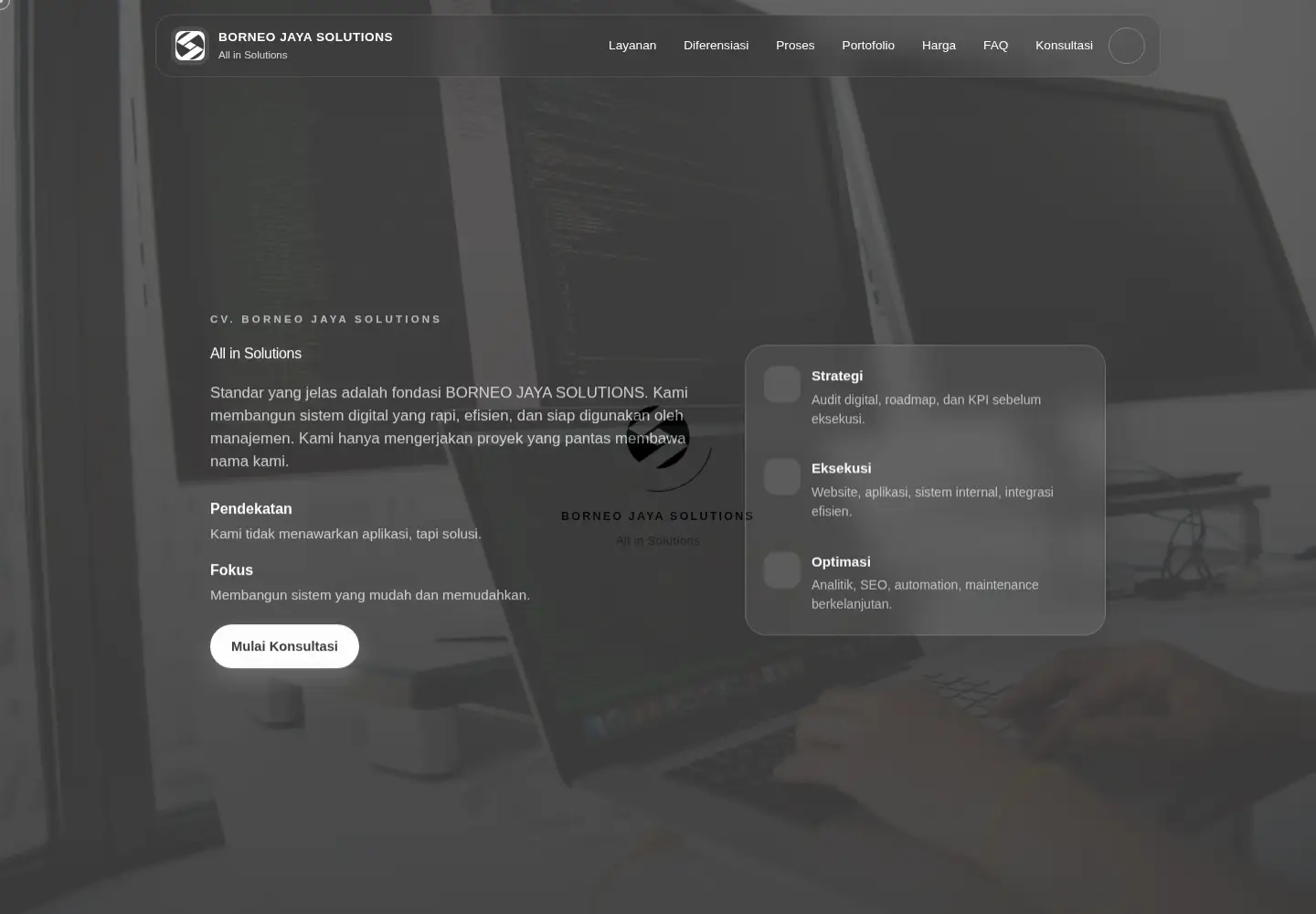 Captured homepage of bjs.web.id in the current scan