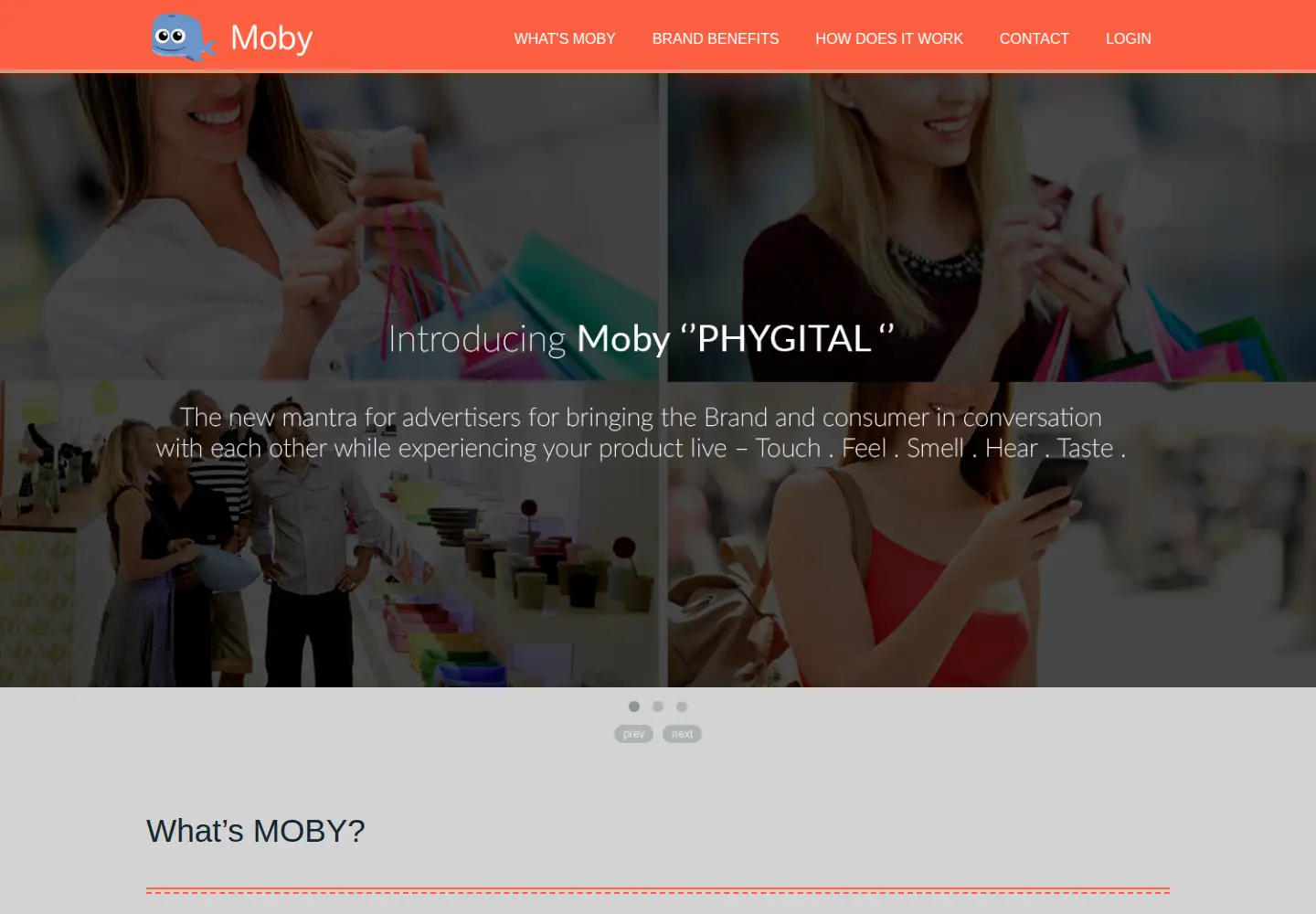 Captured homepage of mobyads.in in the current scan