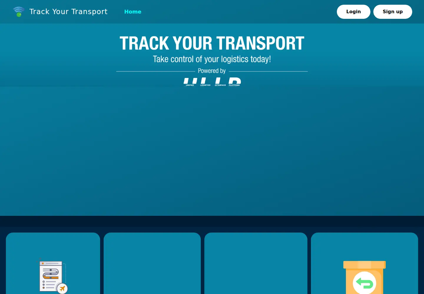 Captured homepage of trackyourtransport.in in the current scan