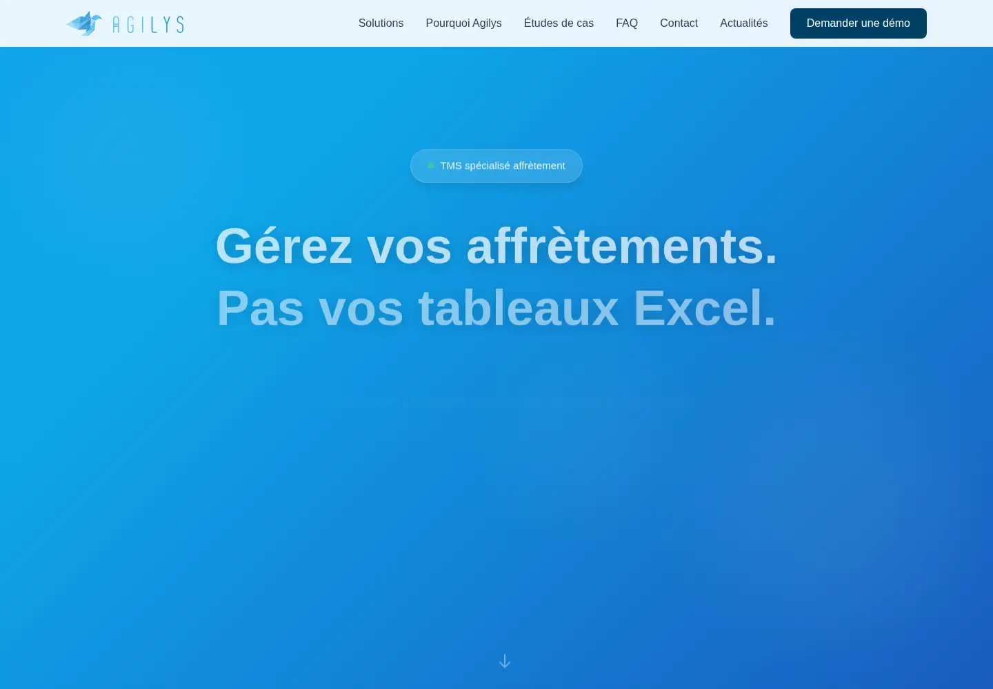 Screenshot of agilys.io