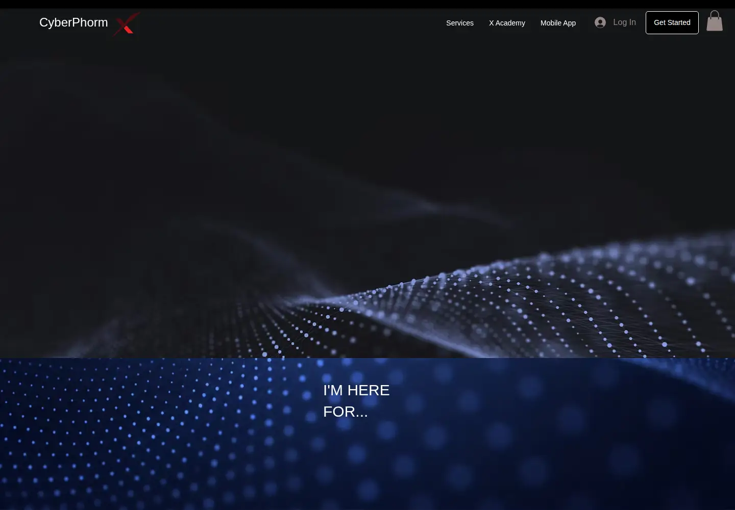 Screenshot of cyberphormx.io