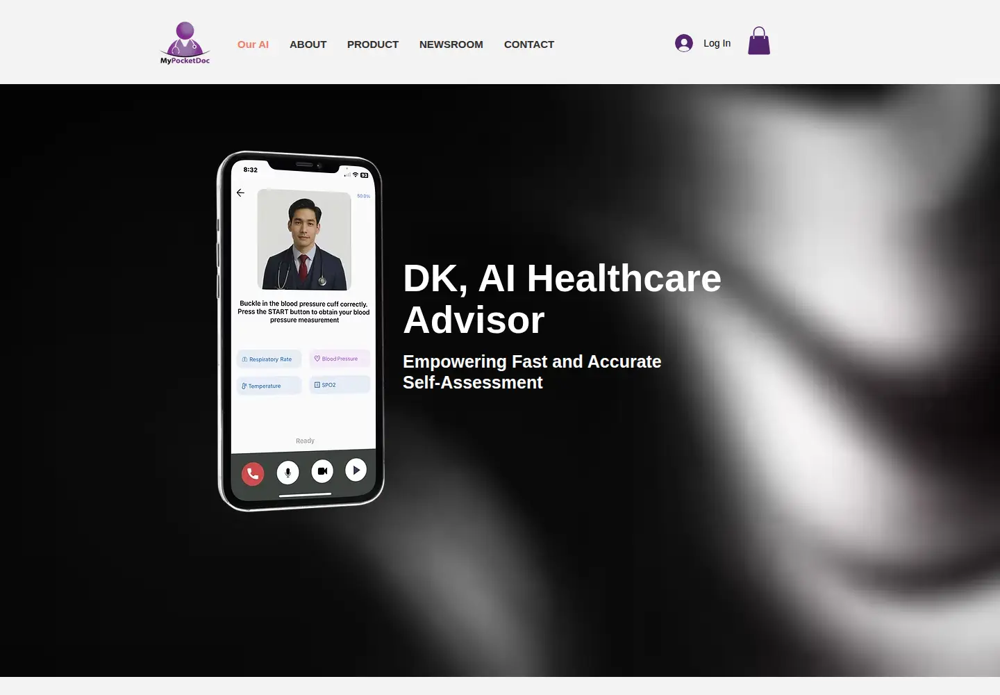Screenshot of mypocketdoc.io