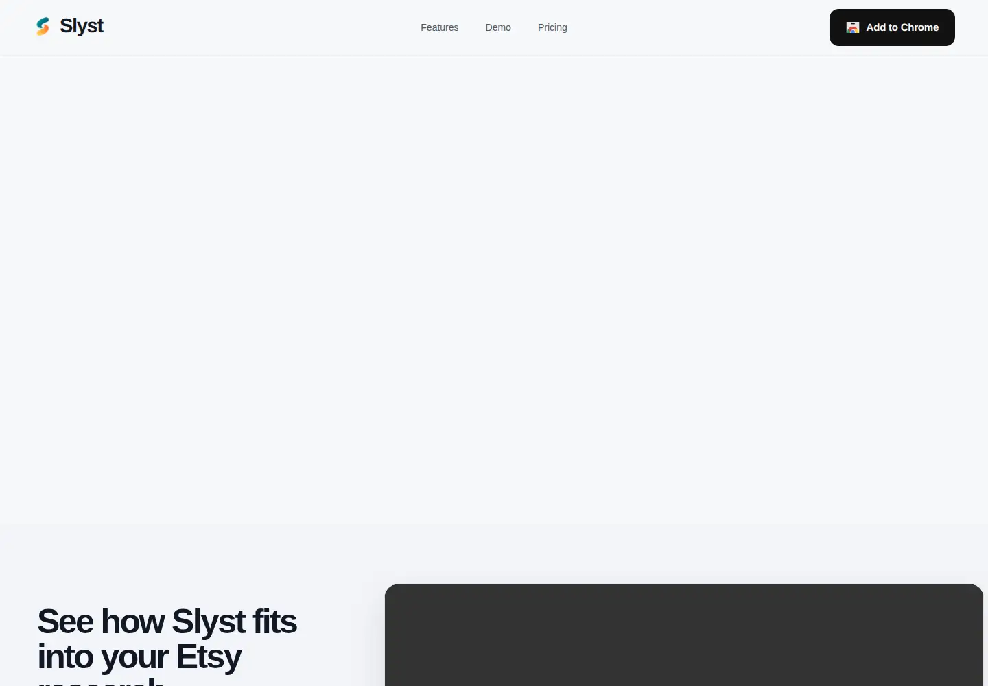 Screenshot of slyst.io
