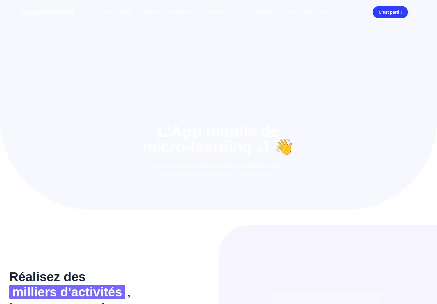Screenshot of speakdating.io