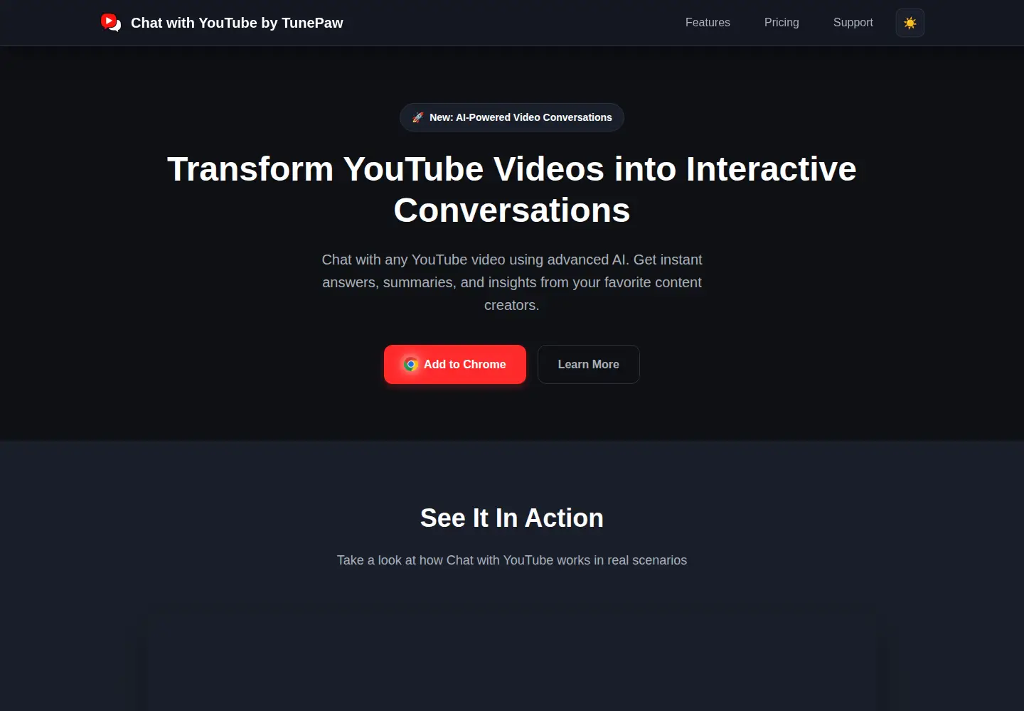 Screenshot of tunepaw.io