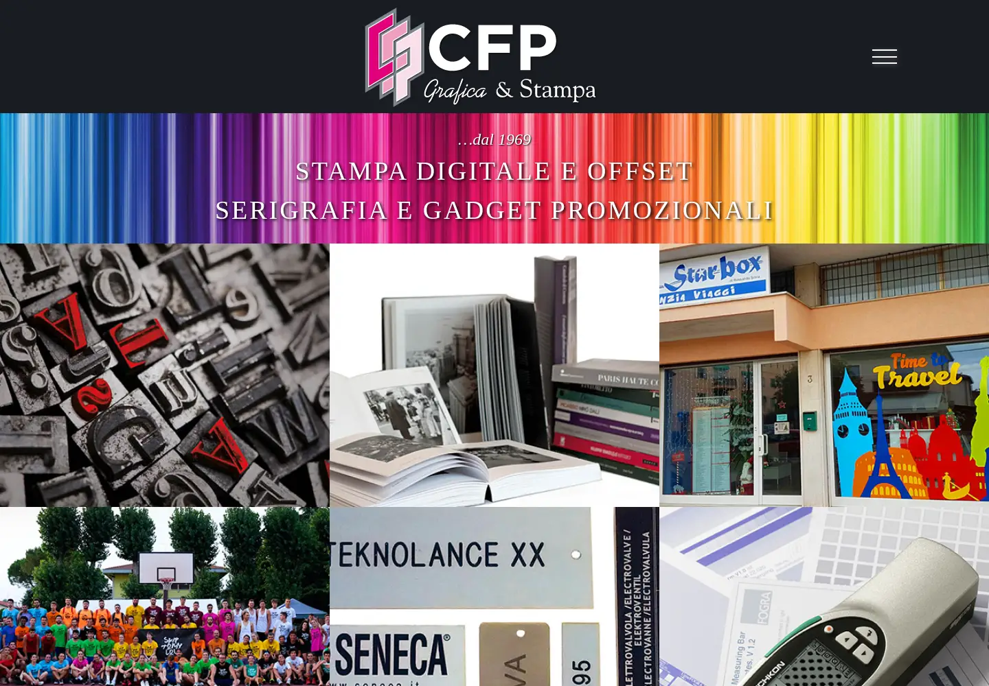 Screenshot of cfpgrafica.it