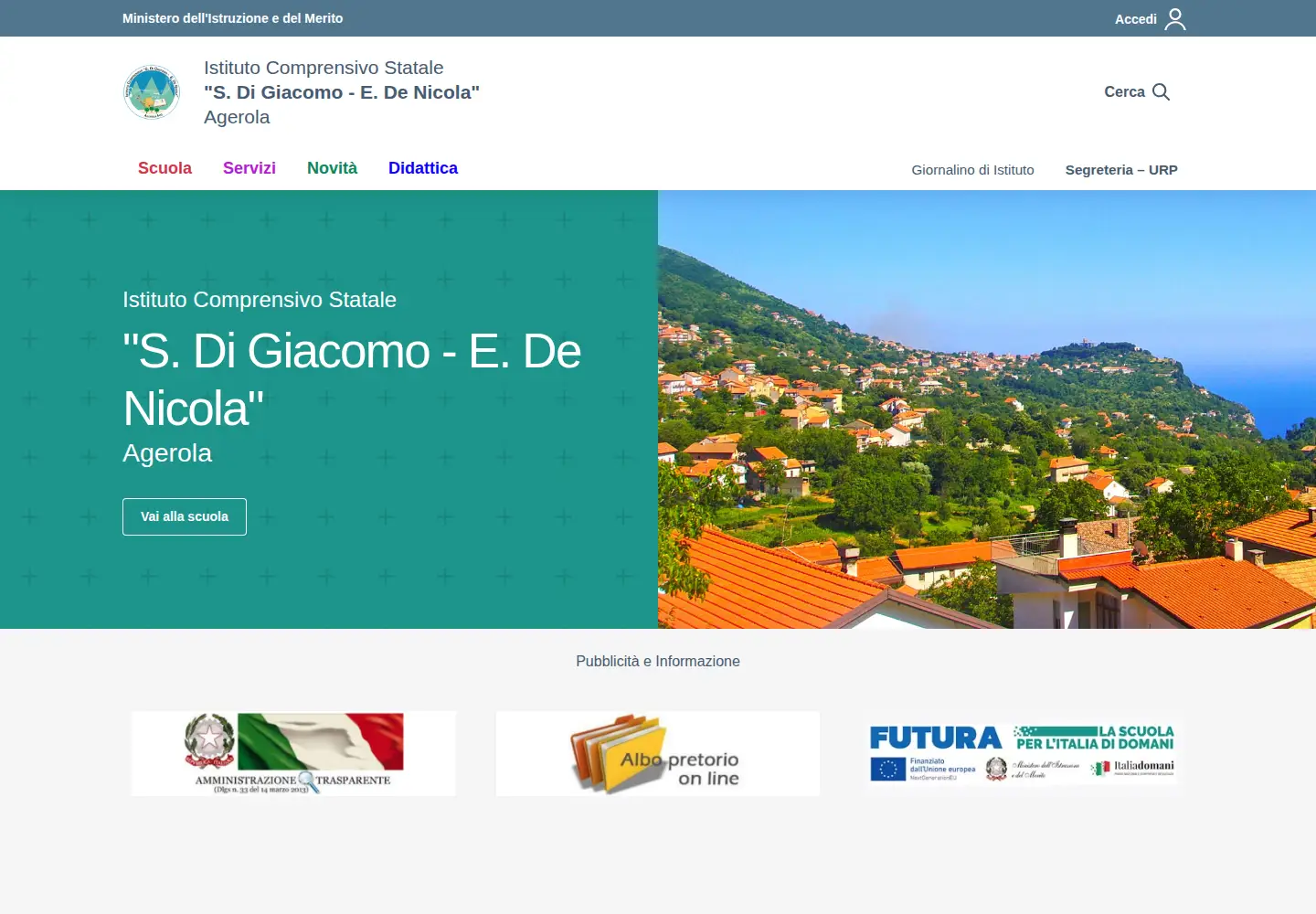 Screenshot of icdigiacomo-denicola.edu.it
