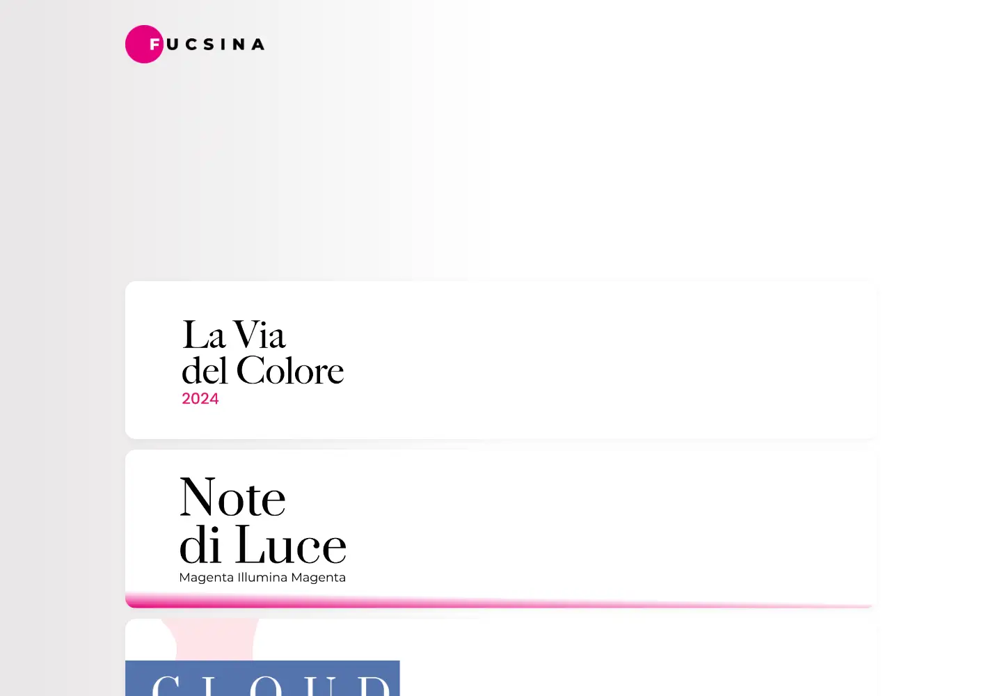 Screenshot of fucsina.it