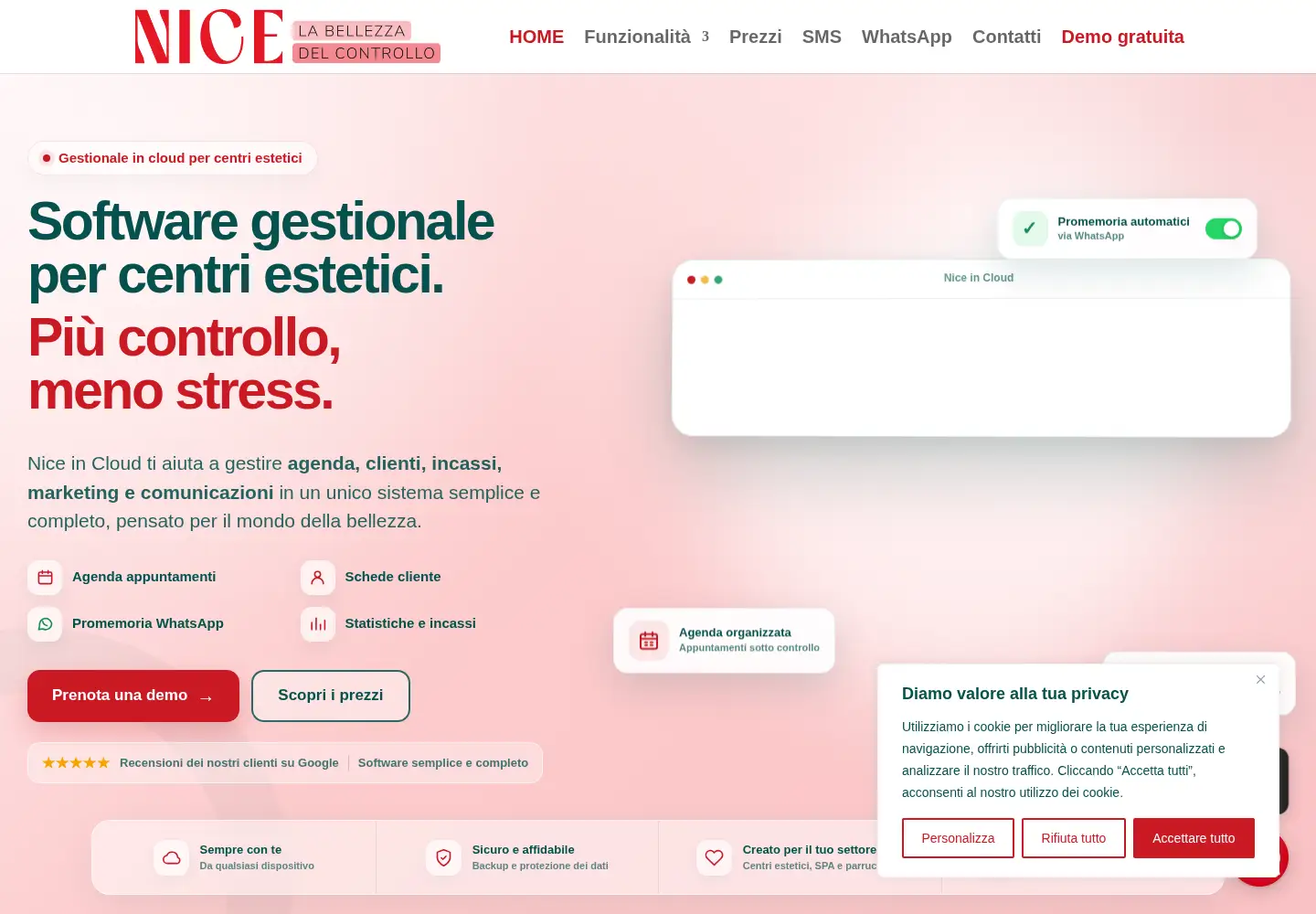 Captured homepage of igrandisoft.it in the current scan