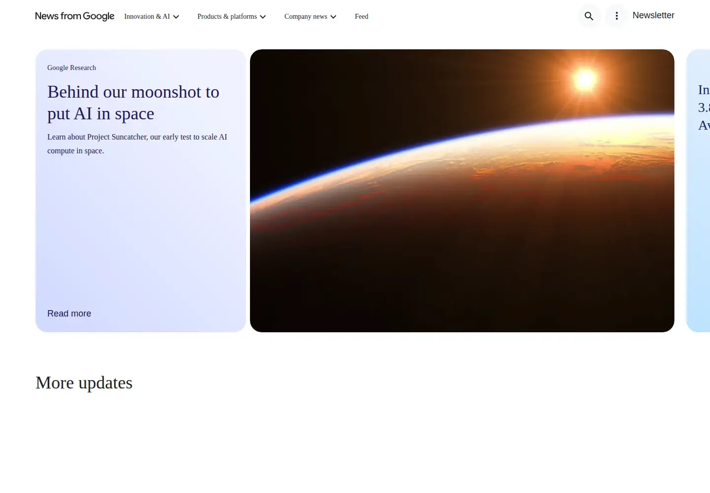 Screenshot of googleblog.com