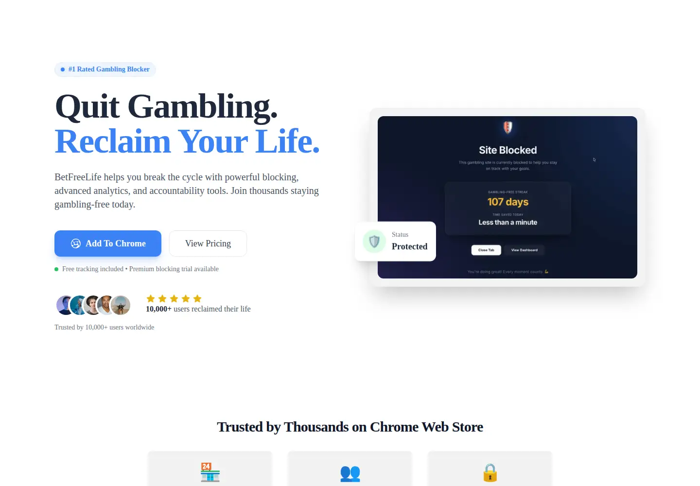 Screenshot of betfree.life