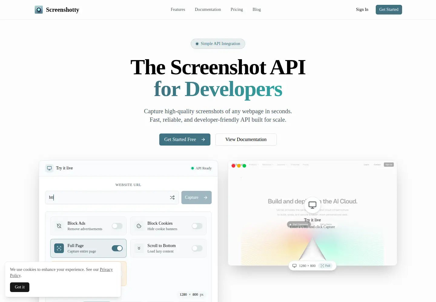 Screenshot of screenshotty.link